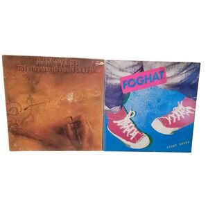 Lot of 2 Vintage Vinyl Albums‎ – Moody Blues To Our Children's Children.  Foghat